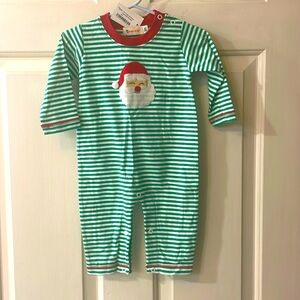 Baby Luigi Santa Head Boy Romper